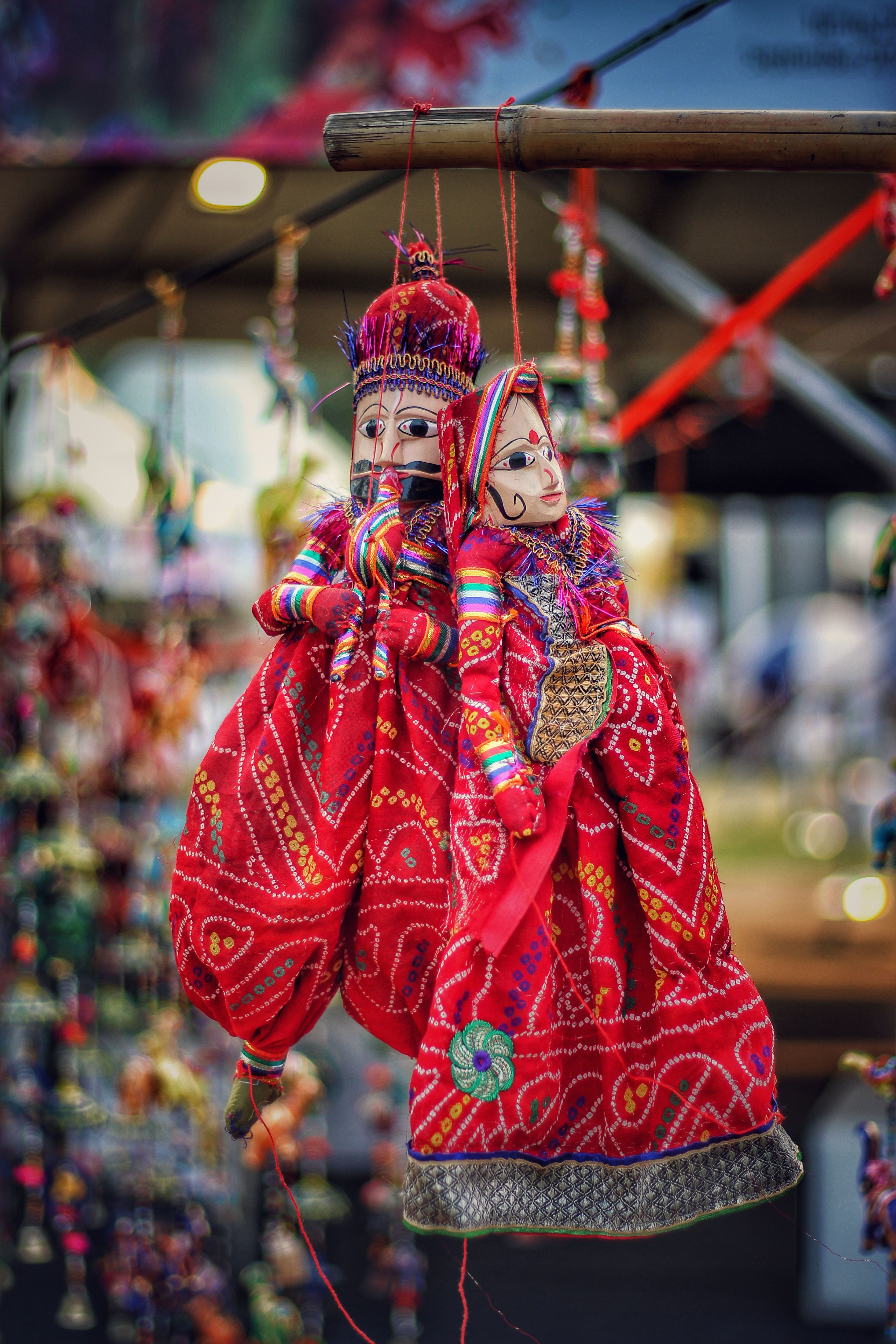 Rajasthani puppets
